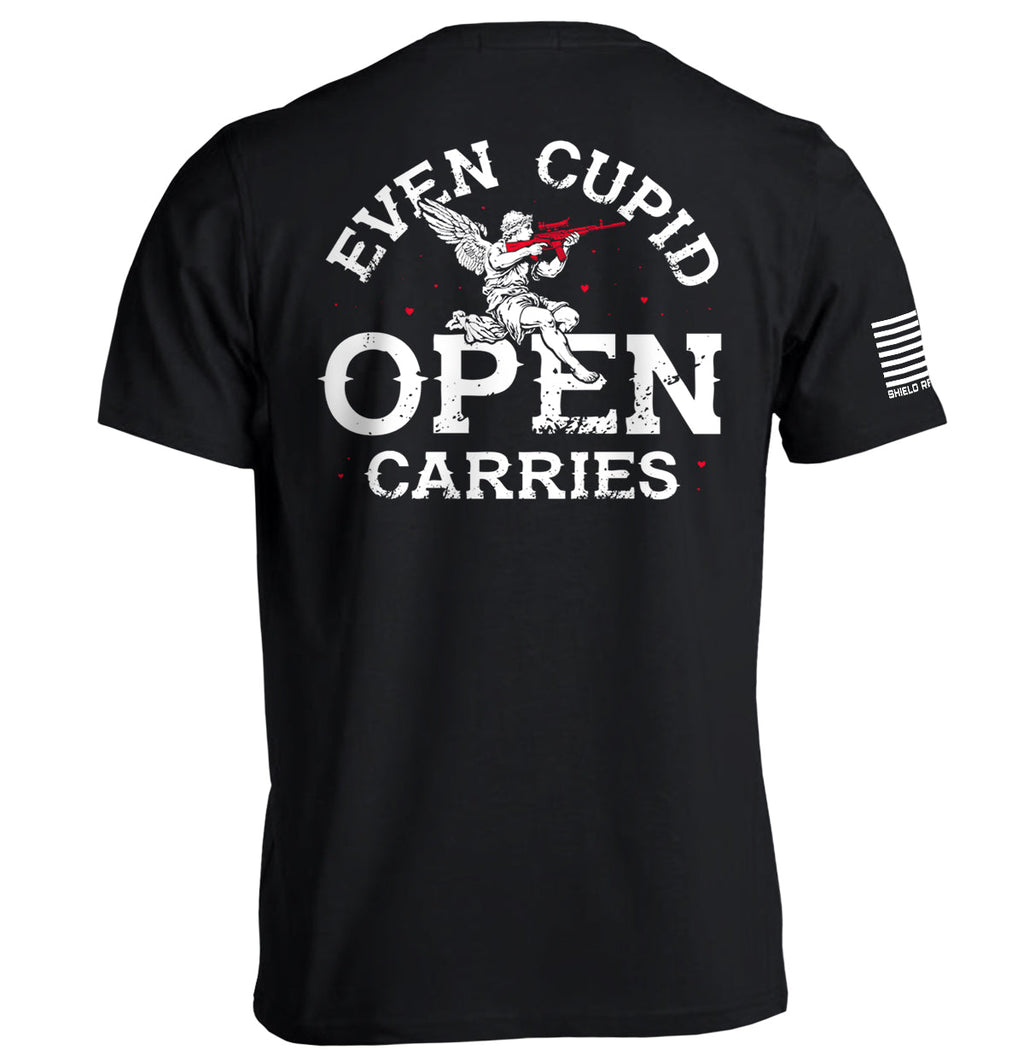 Even Cupid Open Carries - Adult & Kids T-Shirts, Sweatshirts & Hoodies apparel design preview 1