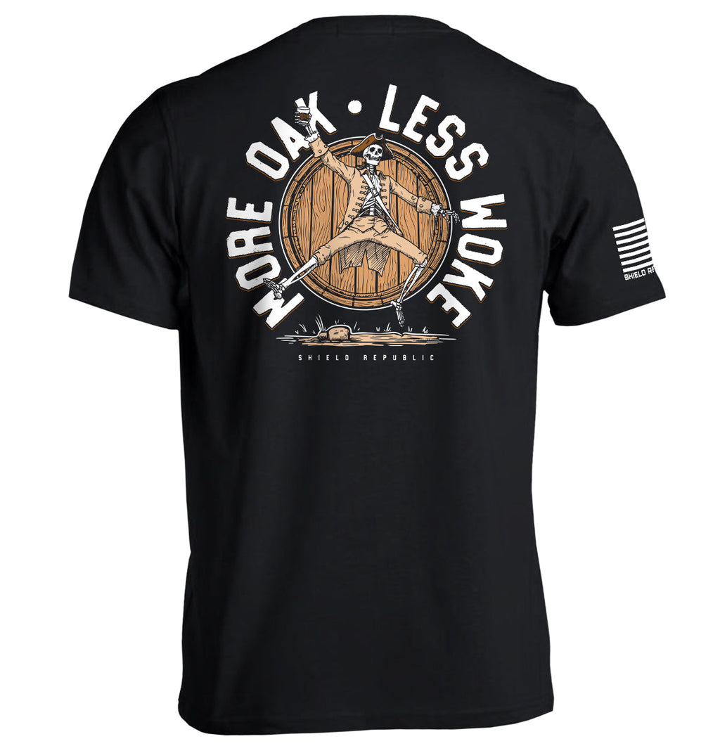 More Oak Less Woke - Adult & Kids T-Shirts, Sweatshirts & Hoodies apparel design preview 1