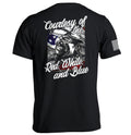 Courtesy Red White Blue - Adult & Kids T-Shirts, Sweatshirts & Hoodies apparel design preview 1