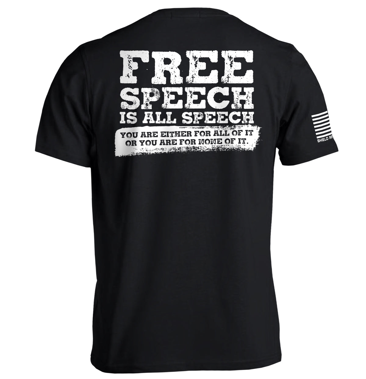 Free Speech Is All - Adult & Kids T-Shirts, Sweatshirts & Hoodies apparel design preview 1