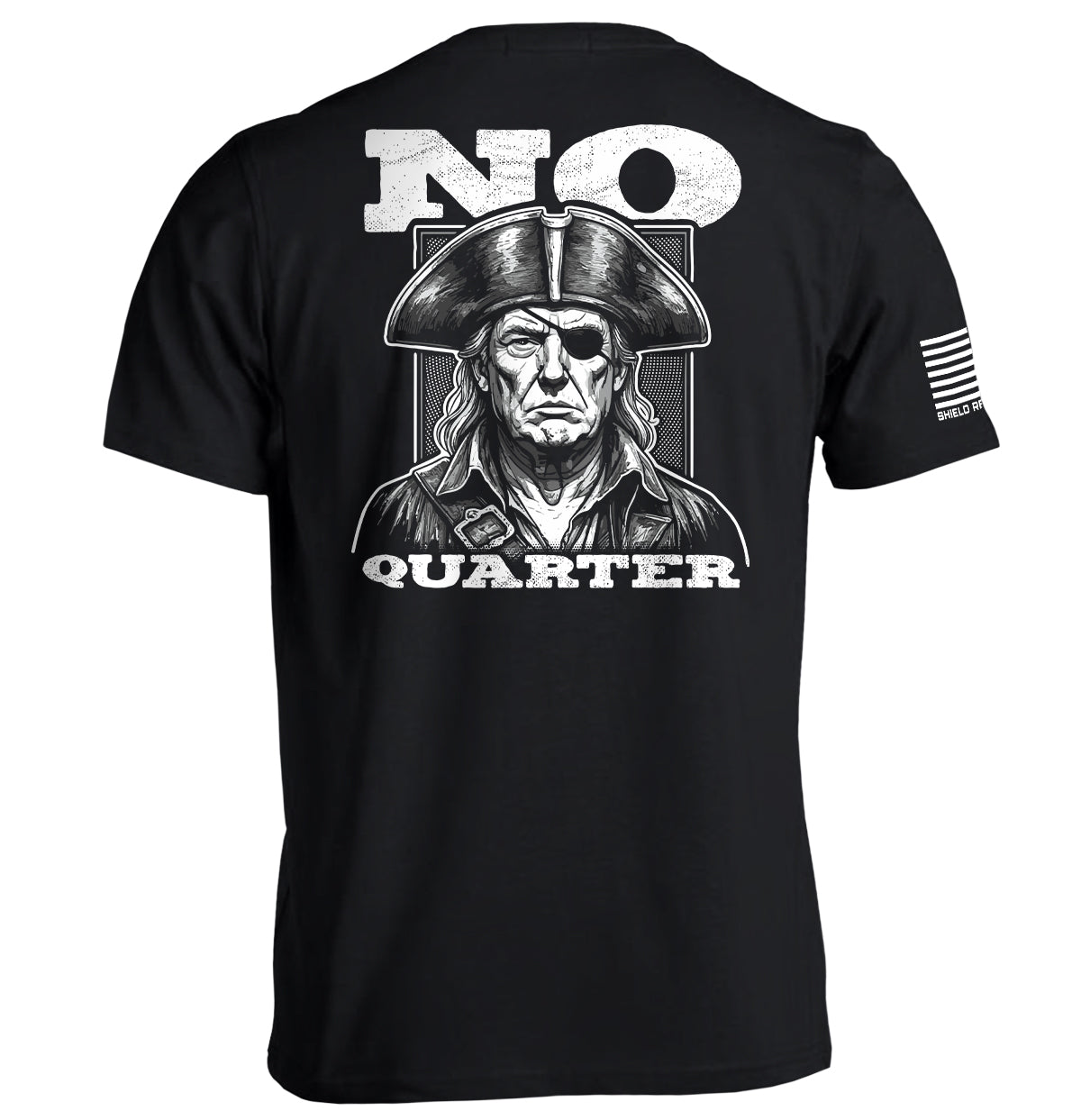 No Quarter Trump - Adult & Kids T-Shirts, Sweatshirts & Hoodies apparel design preview 1