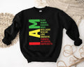 Black Woman Educated History Month African American - Adult & Kids T-Shirts, Sweatshirts & Hoodies apparel design preview 1