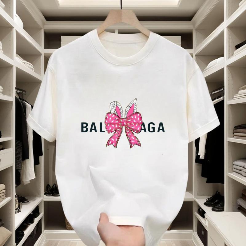 Black White Pink Polka Dot Bows Diamond Like - Adult & Kids T-Shirts, Sweatshirts & Hoodies apparel design preview 1