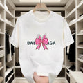 Black White Pink Polka Dot Bows Diamond Like - Adult & Kids T-Shirts, Sweatshirts & Hoodies apparel design preview 1