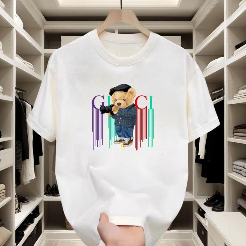 Black White This Camera Bear Checkered Colorful Drips - Adult & Kids T-Shirts, Sweatshirts & Hoodies apparel design preview 1