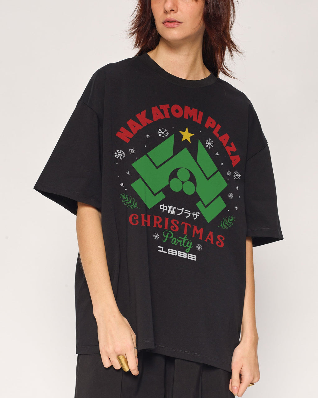 Nakatomi Christmas Party 1988 Oversized - Adult & Kids T-Shirts, Sweatshirts & Hoodies apparel design preview 1