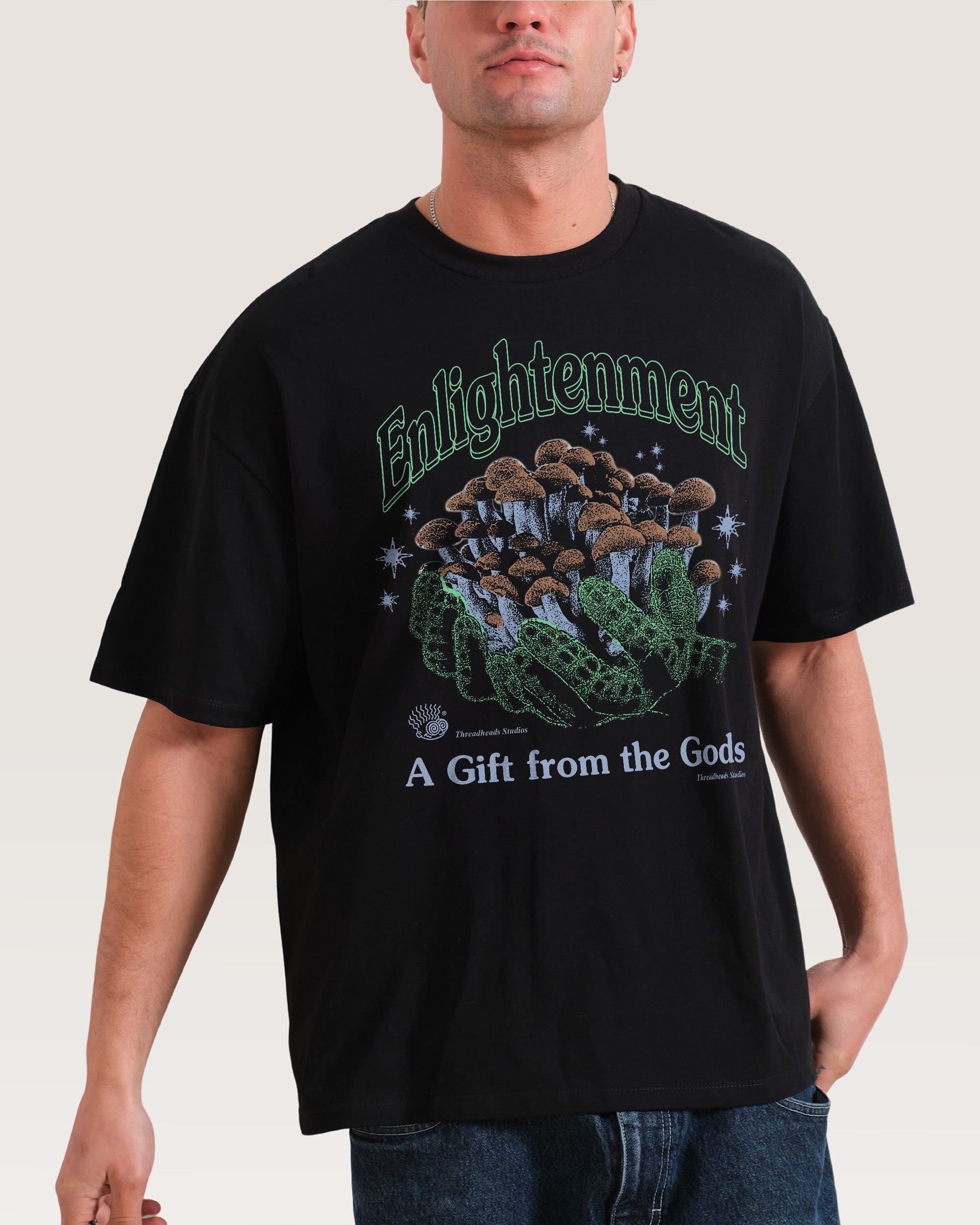 Fistful of Fungi Oversized - Adult & Kids T-Shirts, Sweatshirts & Hoodies apparel design preview 1