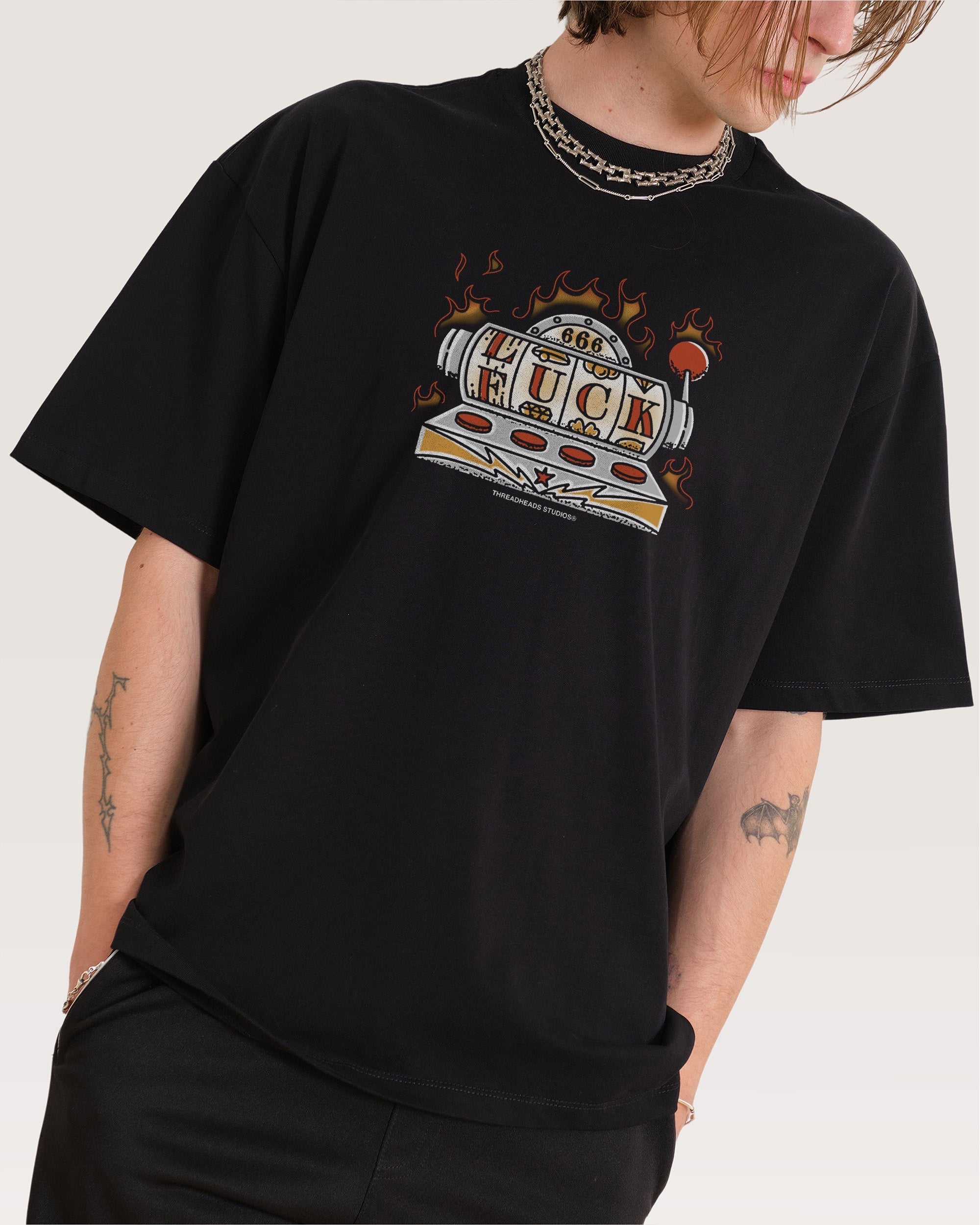Lucky Slots Oversized - Adult & Kids T-Shirts, Sweatshirts & Hoodies apparel design preview 1
