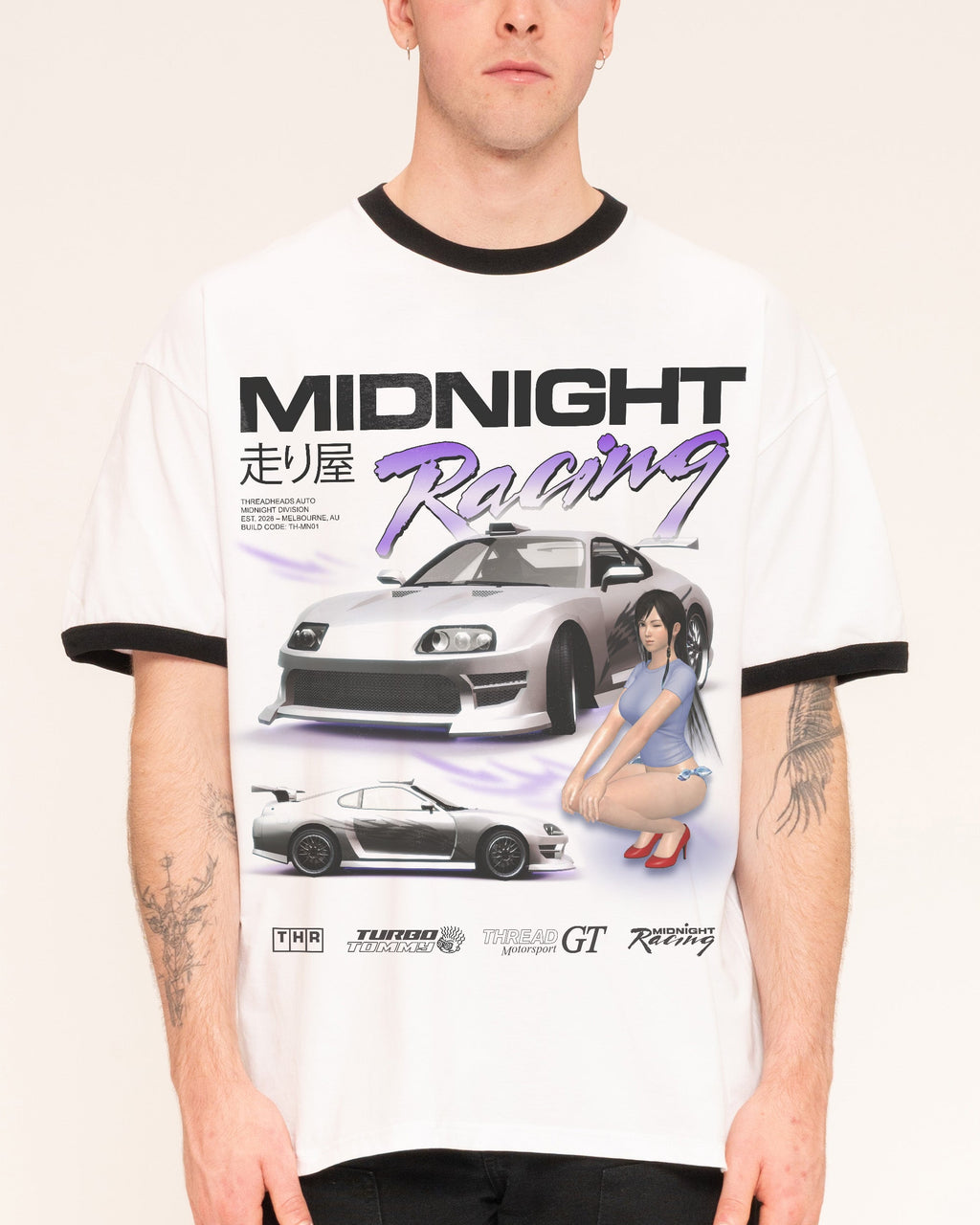 Midnight Racing - Adult & Kids T-Shirts, Sweatshirts & Hoodies apparel design preview 1