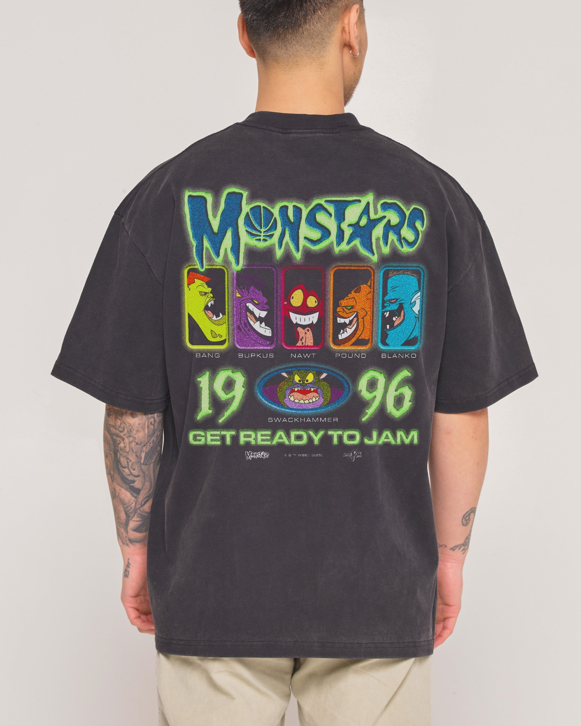 Monstars '96 Oversized - Adult & Kids T-Shirts, Sweatshirts & Hoodies apparel design preview 1