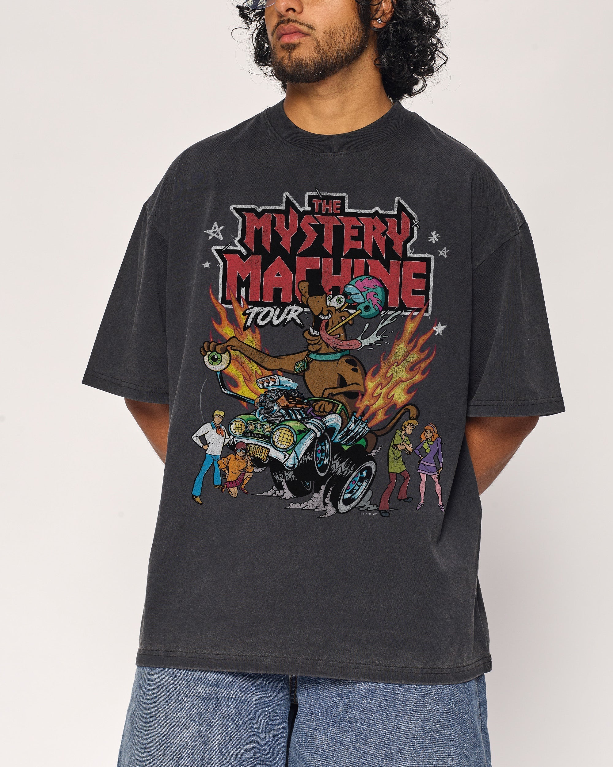 The Mystery Machine Tour Oversized - Adult & Kids T-Shirts, Sweatshirts & Hoodies apparel design preview 1