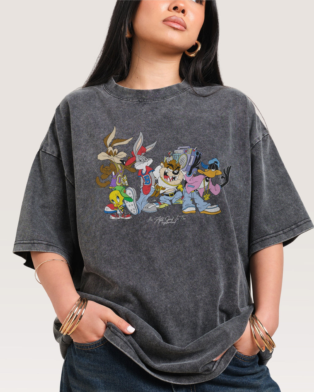 It's All Good in the Neighborhood Oversized - Adult & Kids T-Shirts, Sweatshirts & Hoodies apparel design preview 1