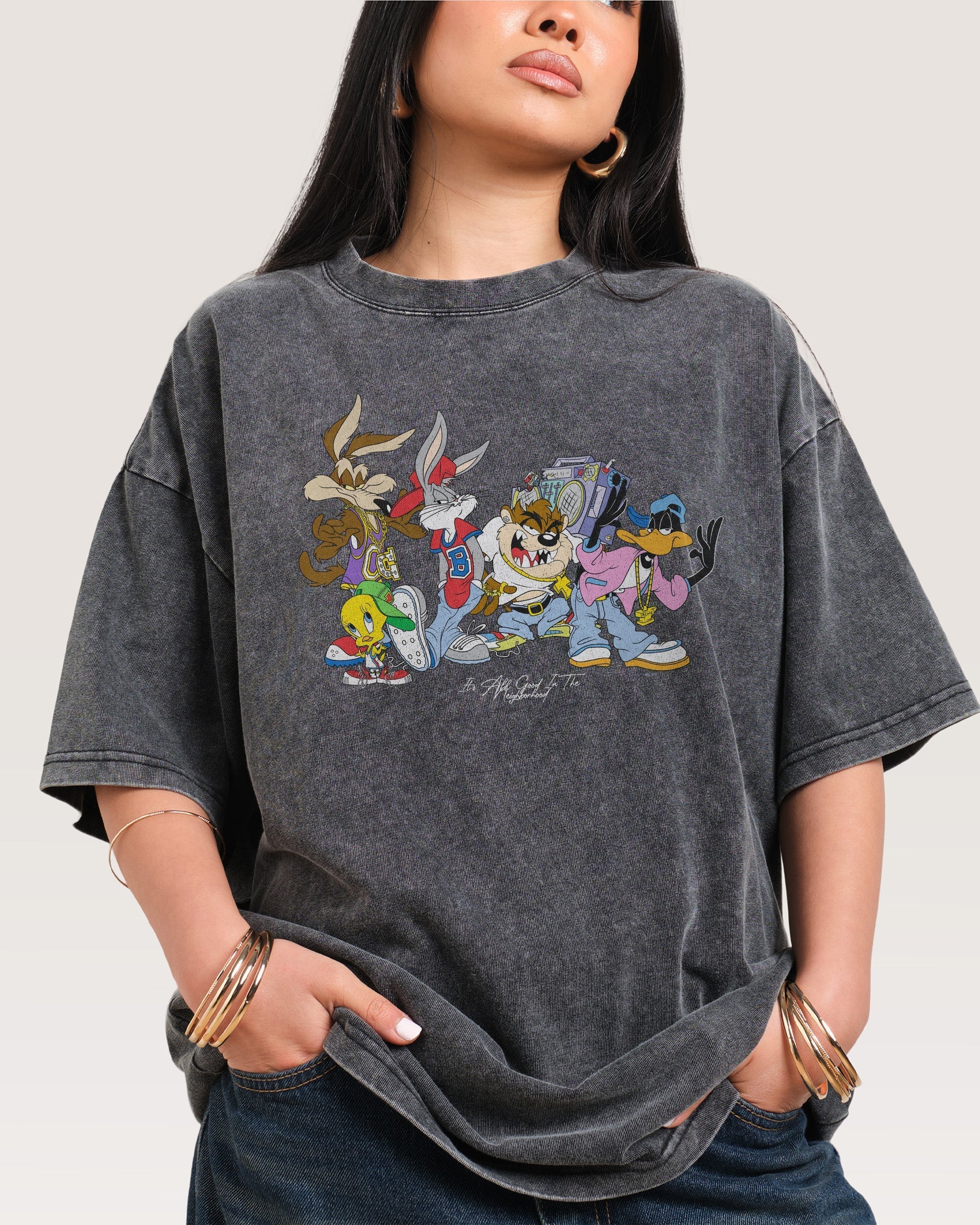 It's All Good in the Neighborhood Oversized - Adult & Kids T-Shirts, Sweatshirts & Hoodies apparel design preview 1