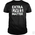 Extra Lives Matter - Adult & Kids T-Shirts, Sweatshirts & Hoodies apparel design preview 1