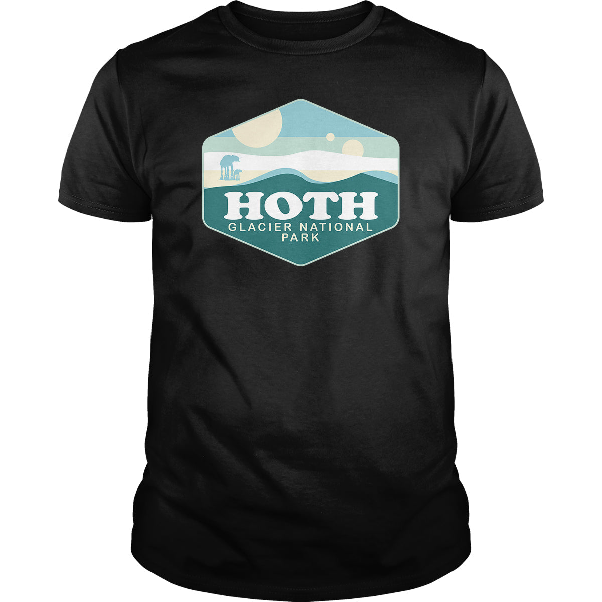 Hoth Glacier National Park - Adult & Kids T-Shirts, Sweatshirts & Hoodies apparel design preview 1