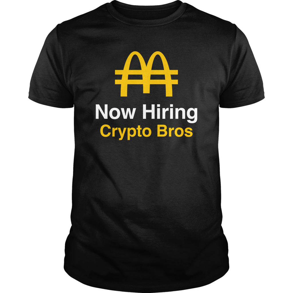 Hiring Crypto Bros - Adult & Kids T-Shirts, Sweatshirts & Hoodies apparel design preview 1