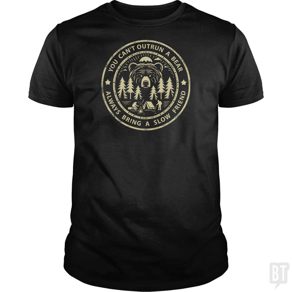 You Can't Outrun A Bear - Adult & Kids T-Shirts, Sweatshirts & Hoodies apparel design preview 1