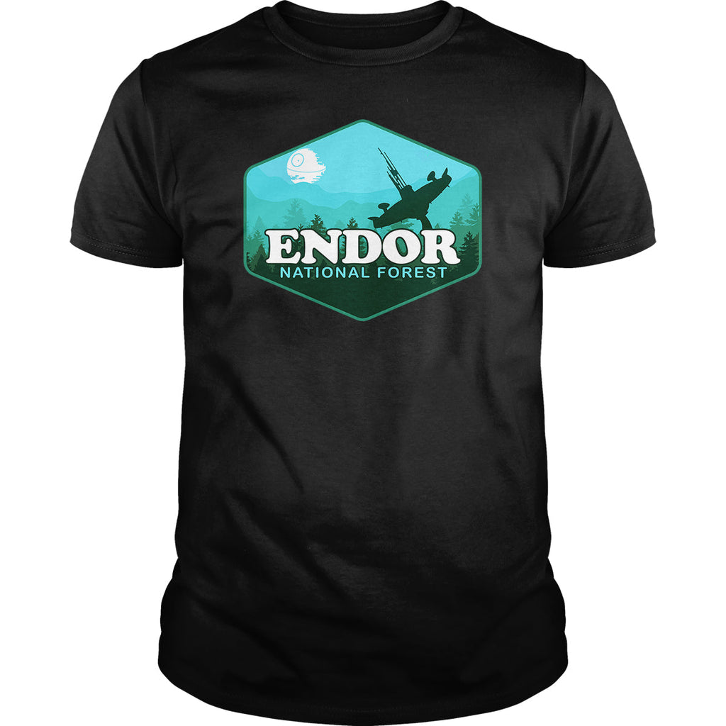 Endor National Park - Adult & Kids T-Shirts, Sweatshirts & Hoodies apparel design preview 1