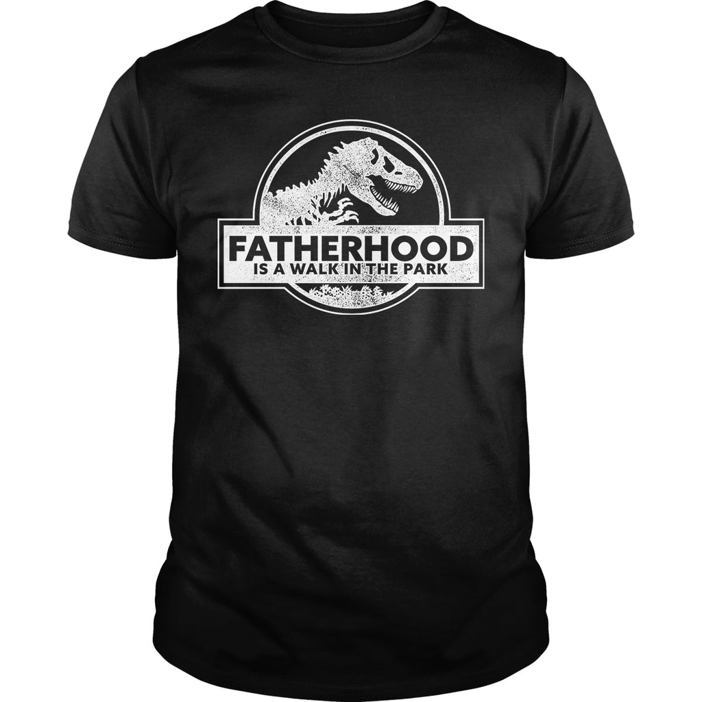Fatherhood Is A Walk In The Park - Adult & Kids T-Shirts, Sweatshirts & Hoodies apparel design preview 1