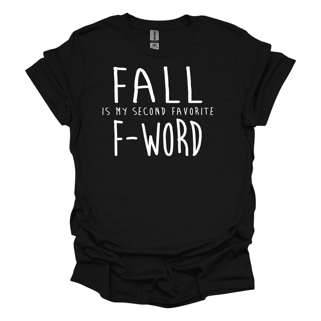 Fall is My Second Fave F Word - Adult & Kids T-Shirts, Sweatshirts & Hoodies apparel design preview 1
