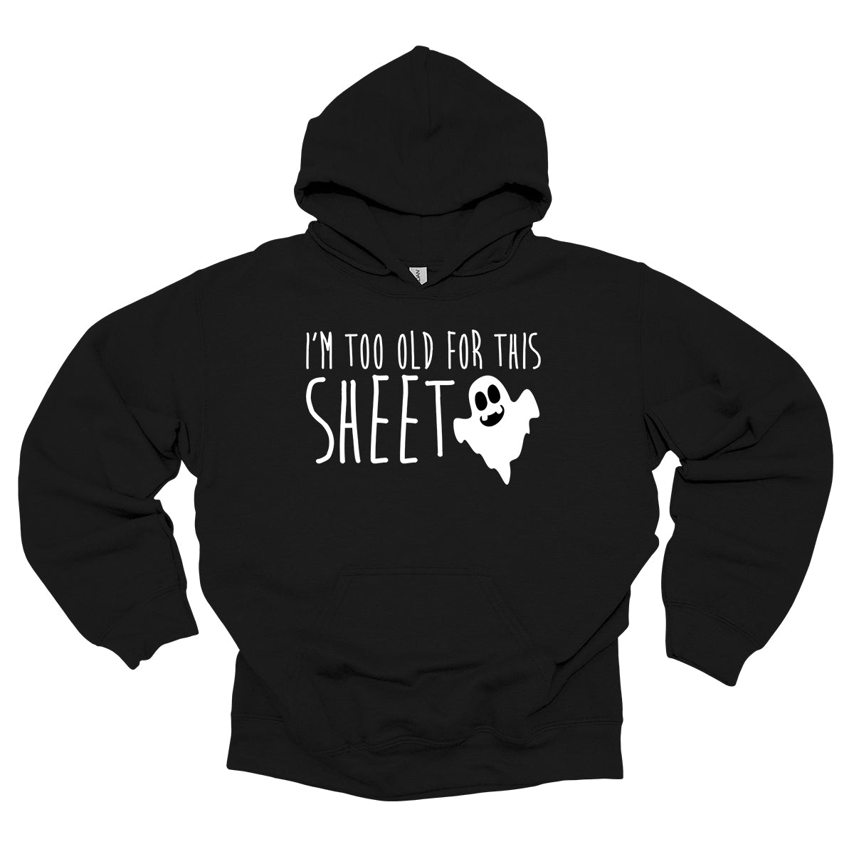 Too Old For This Sheet - Adult & Kids T-Shirts, Sweatshirts & Hoodies apparel design preview 1