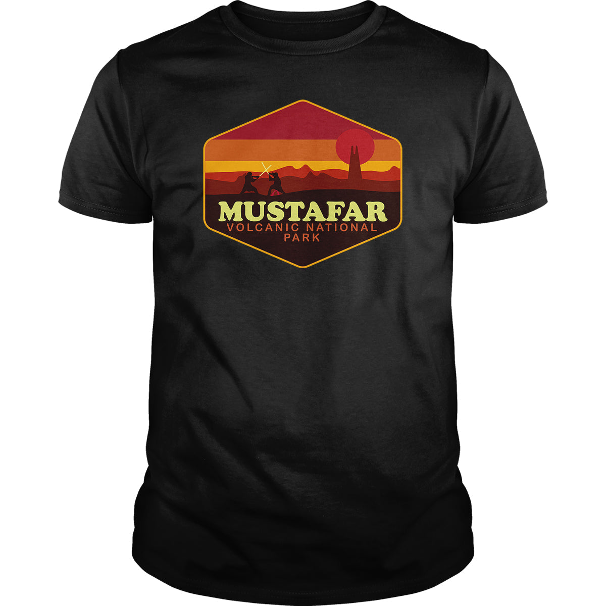 Mustafar Volcanic Planet - Adult & Kids T-Shirts, Sweatshirts & Hoodies apparel design preview 1