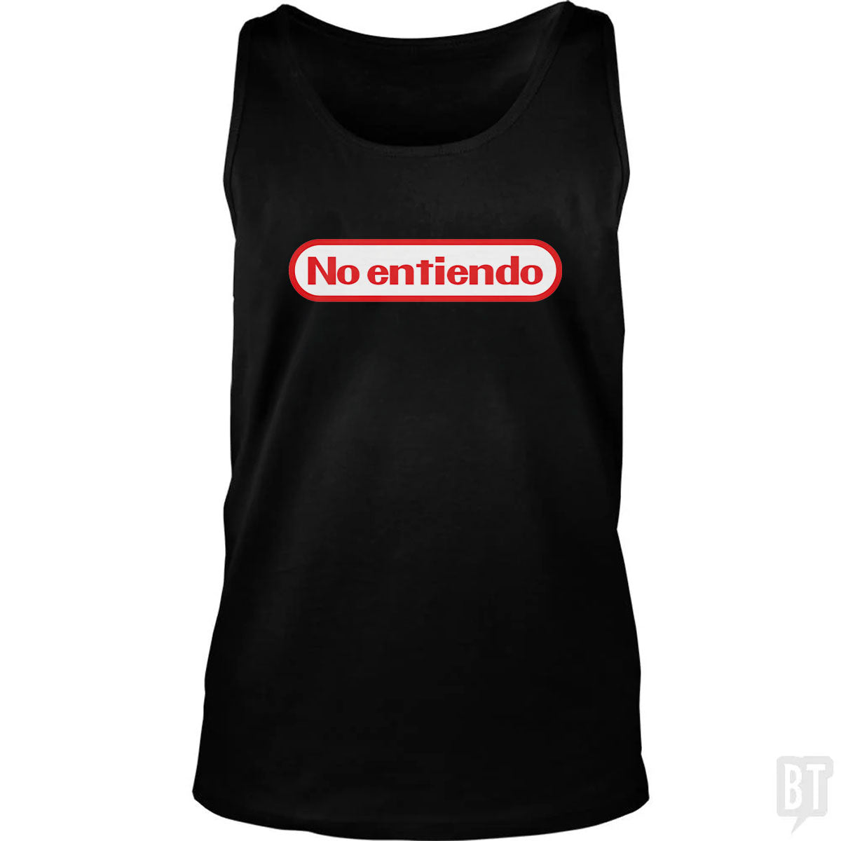 No Entiendo Tank Top - Adult & Kids T-Shirts, Sweatshirts & Hoodies apparel design preview 1