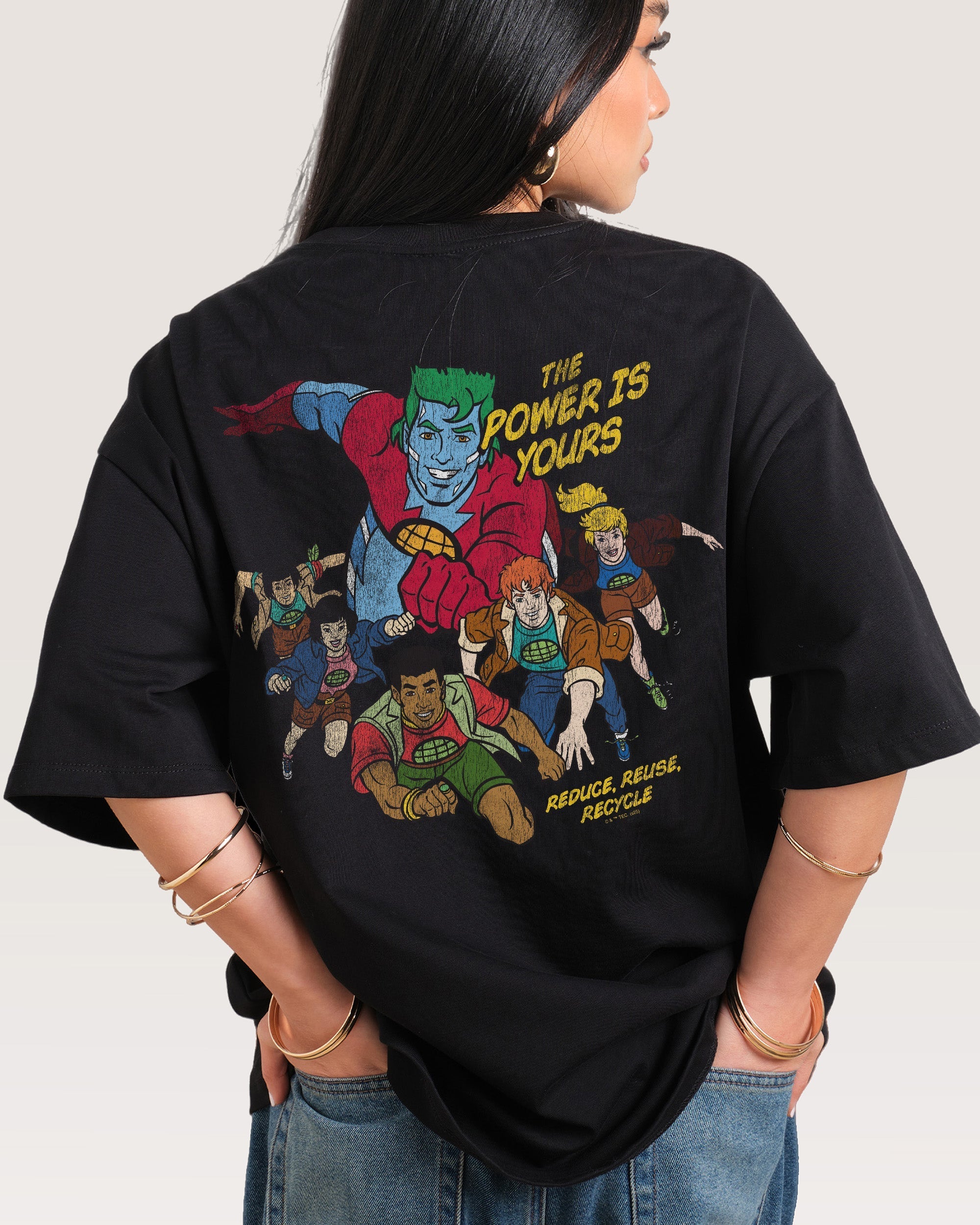 The Power Is Yours Oversized - Adult & Kids T-Shirts, Sweatshirts & Hoodies apparel design preview 1