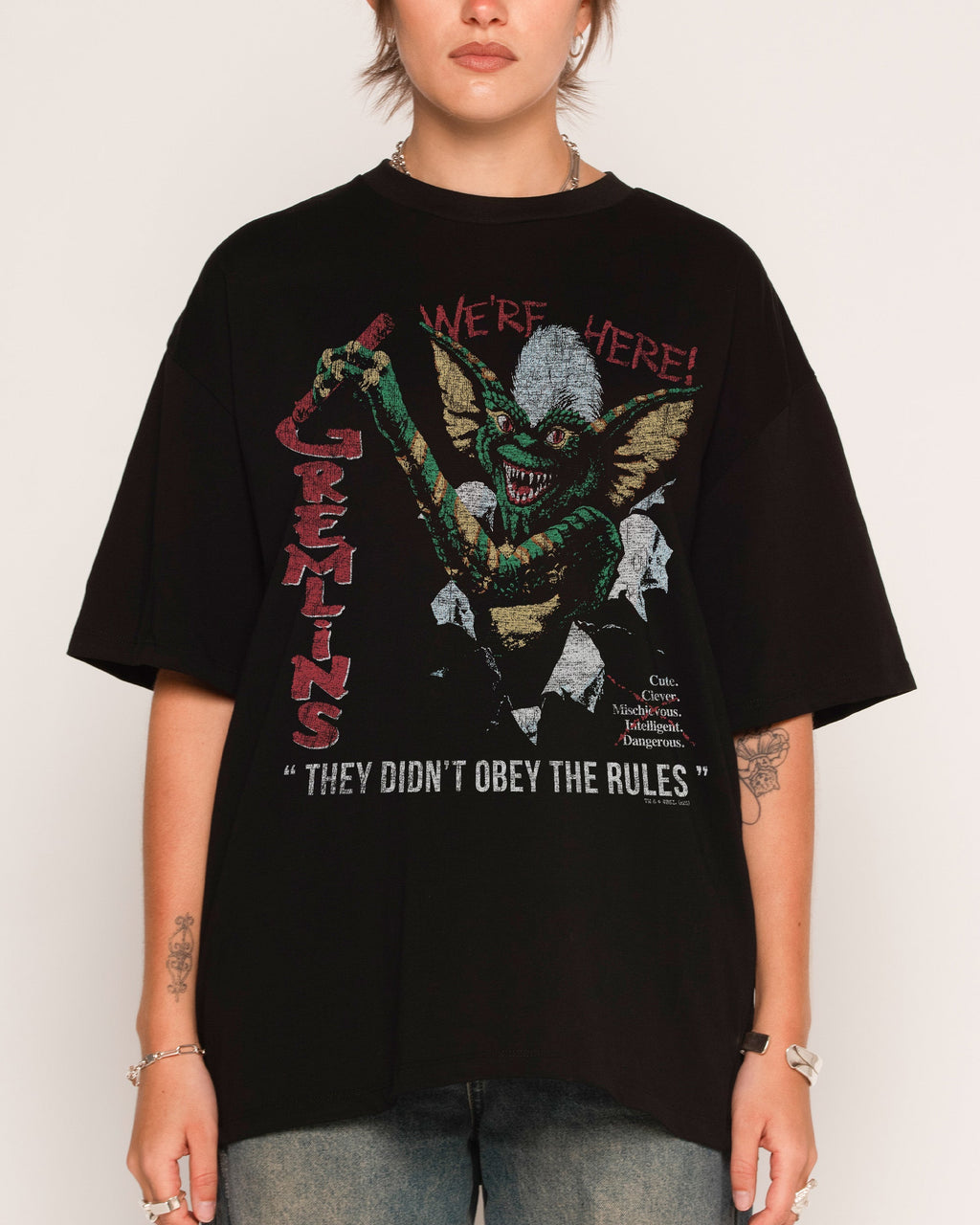 We're Here Oversized - Adult & Kids T-Shirts, Sweatshirts & Hoodies apparel design preview 1