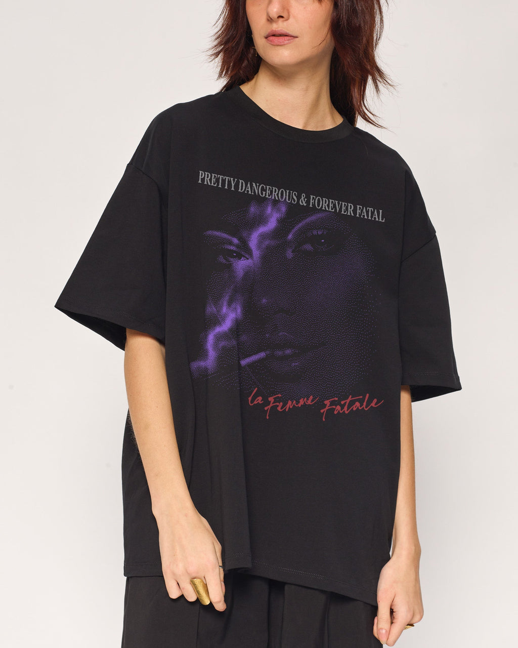 La Femme Fatale Oversized - Adult & Kids T-Shirts, Sweatshirts & Hoodies apparel design preview 1