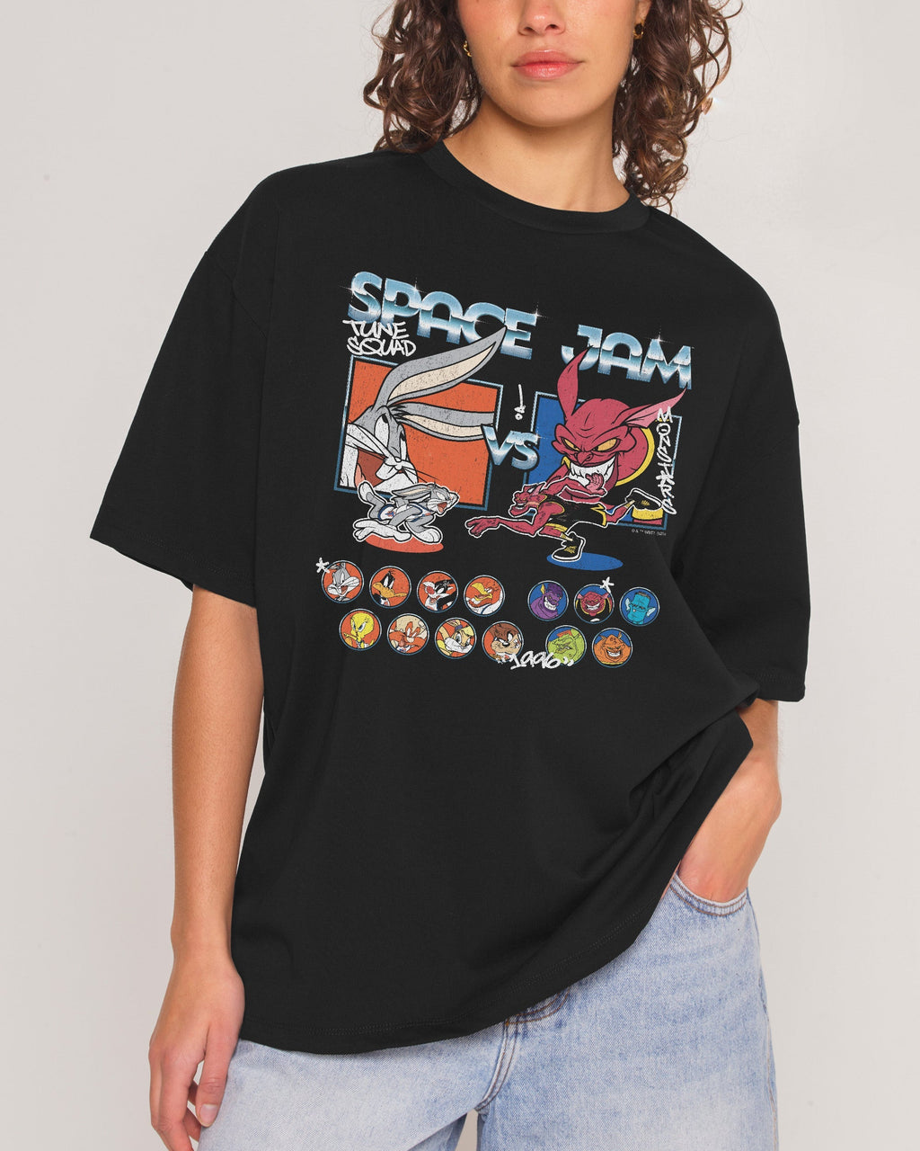 Tune Squad v Monsters Oversized - Adult & Kids T-Shirts, Sweatshirts & Hoodies apparel design preview 1