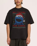No Cookies for Santa Oversized - Adult & Kids T-Shirts, Sweatshirts & Hoodies apparel design preview 1