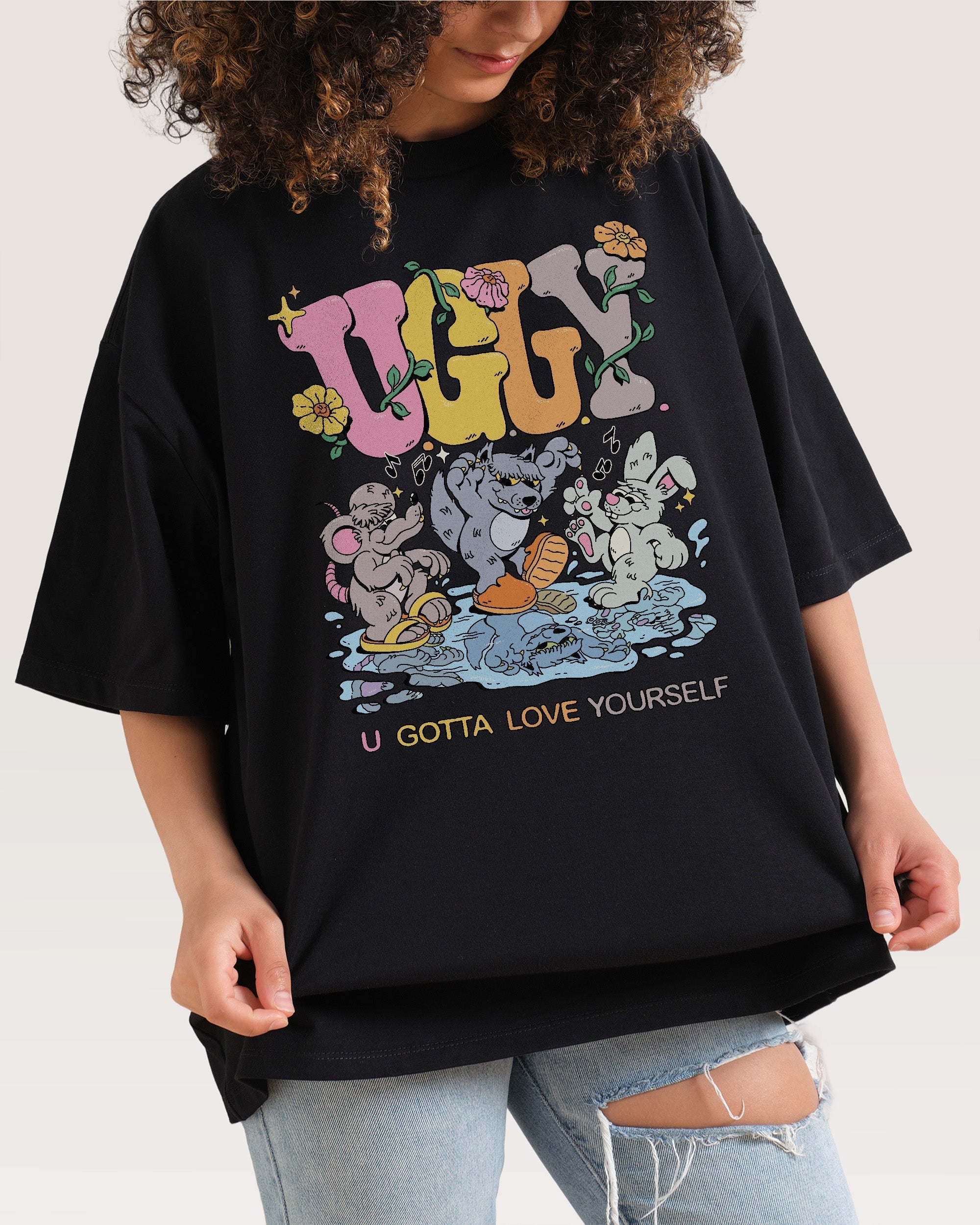 You Gotta Love Yourself Oversized - Adult & Kids T-Shirts, Sweatshirts & Hoodies apparel design preview 1
