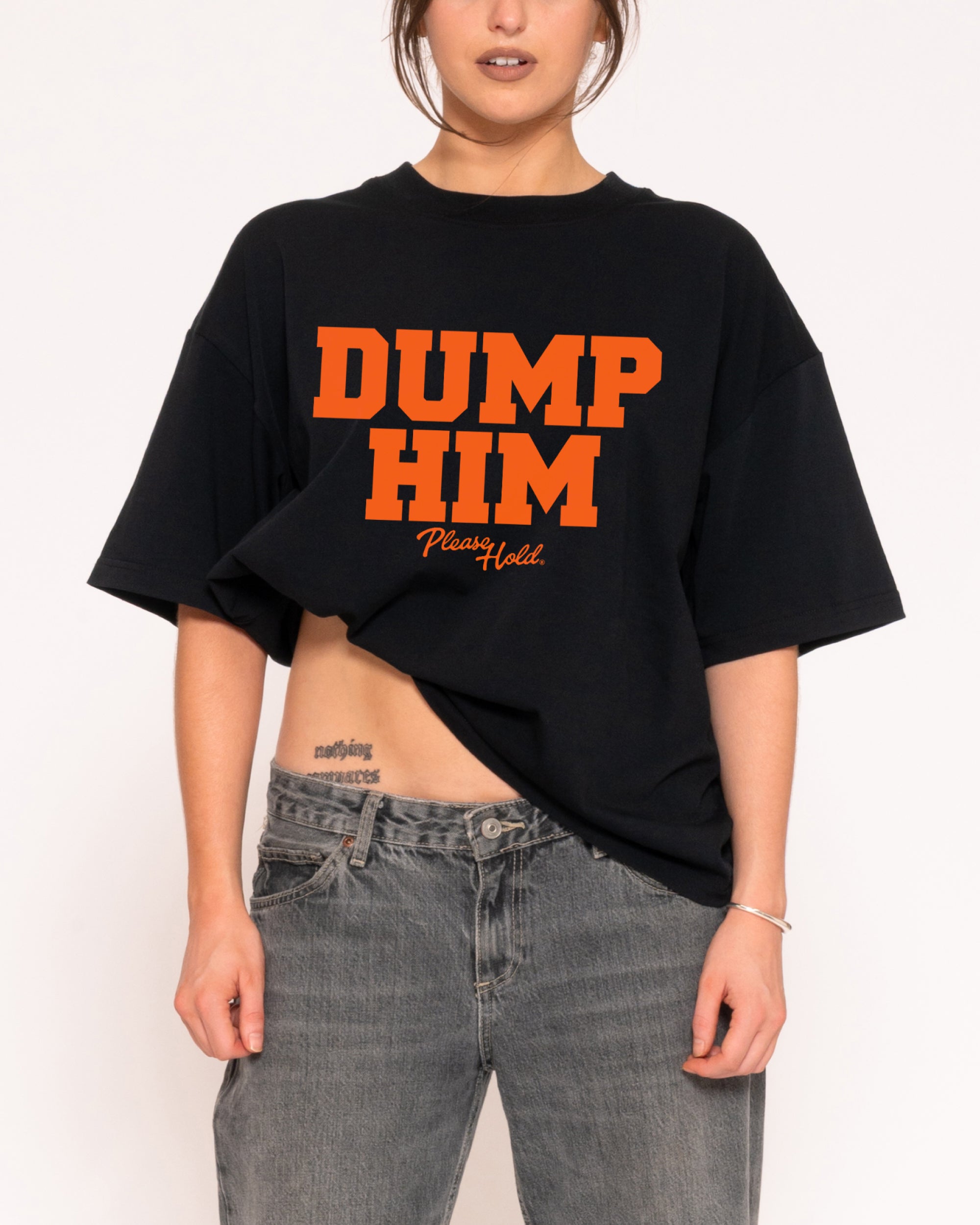 Dump Him Boxy Crop - Adult & Kids T-Shirts, Sweatshirts & Hoodies apparel design preview 1