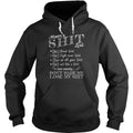 Mom's Shit List - Adult & Kids T-Shirts, Sweatshirts & Hoodies apparel design preview 1