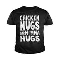 Chicken Nugs and Momma Hugs - Adult & Kids T-Shirts, Sweatshirts & Hoodies apparel design preview 1