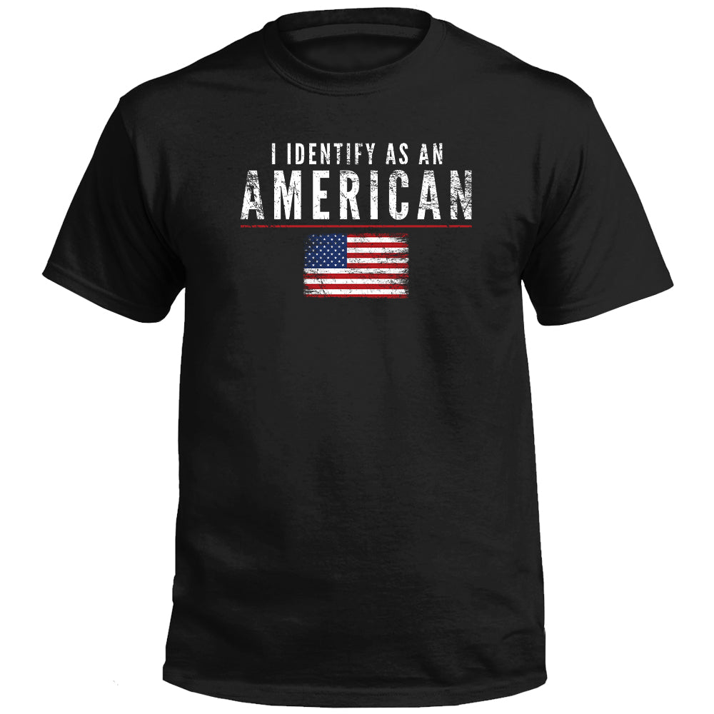 I Identify As American - Adult & Kids T-Shirts, Sweatshirts & Hoodies apparel design preview 1