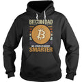 Bitcoin Dad Smarter - Adult & Kids T-Shirts, Sweatshirts & Hoodies apparel design preview 1