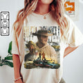 Blackstyle Glen Powell Twisters Retro Movie Poster - Adult & Kids T-Shirts, Sweatshirts & Hoodies apparel design preview 1