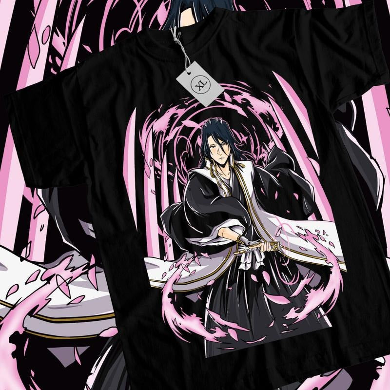 Bleach Anime Byakuya Kuchiki Manga Lover Ball Cotton - Adult & Kids T-Shirts, Sweatshirts & Hoodies apparel design preview 1