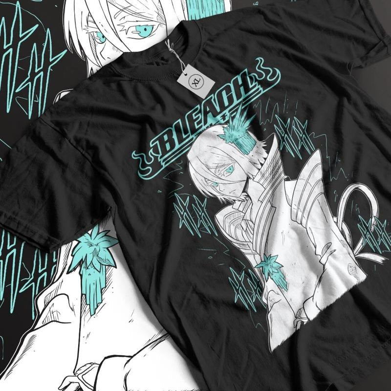 Bleach Anime Rukia Ice Cute Waifu Vintage Retro Manga - Adult & Kids T-Shirts, Sweatshirts & Hoodies apparel design preview 1