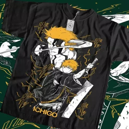 Bleach Ichigo Kurosaki Manga New Anime All Size - Adult & Kids T-Shirts, Sweatshirts & Hoodies apparel design preview 1