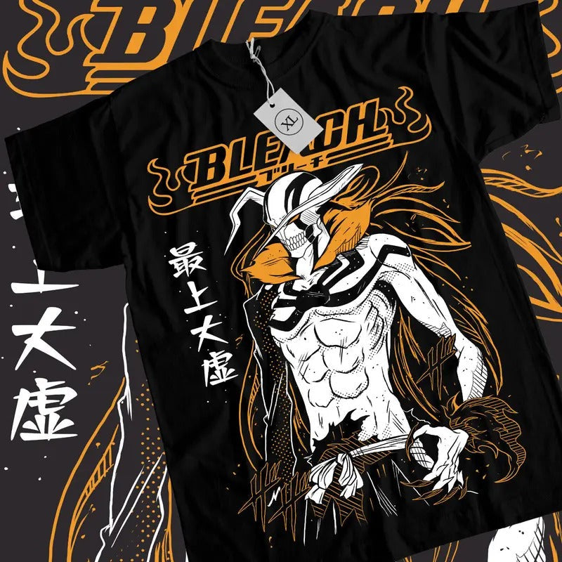 Bleach Ichigo S 4XL Kurosaki Moon Kawai Anime Manga - Adult & Kids T-Shirts, Sweatshirts & Hoodies apparel design preview 1