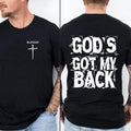 Blessed Christian God'S Got My Back Cotton Casual - Adult & Kids T-Shirts, Sweatshirts & Hoodies apparel design preview 1