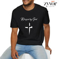 Blessed God Casual Crew Neck Short Sleeve Tops - Adult & Kids T-Shirts, Sweatshirts & Hoodies apparel design preview 1