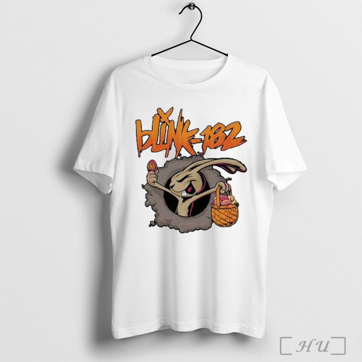 Blink 182 Happy Easter Felices Pascuas Bunny - Adult & Kids T-Shirts, Sweatshirts & Hoodies apparel design preview 1