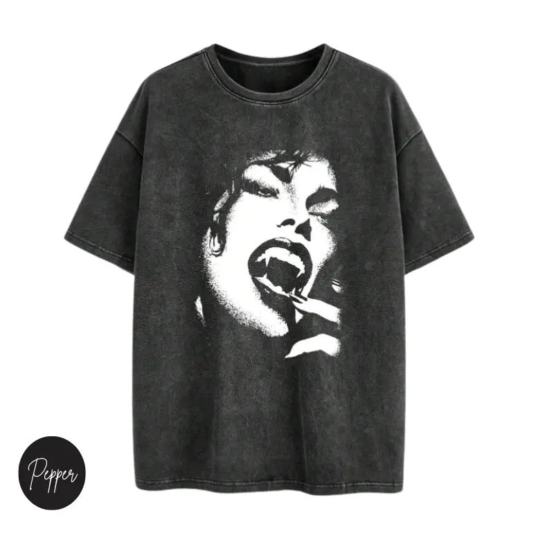 Bloodthirsty Beauty Vintage Crew Neck Size S 3XL - Adult & Kids T-Shirts, Sweatshirts & Hoodies apparel design preview 1