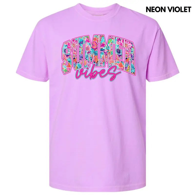 Blooming Summer Comfort Colors 'NLB' - Adult & Kids T-Shirts, Sweatshirts & Hoodies apparel design preview 1