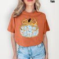 Blue Autumn Pumpkin Comfort Colors 'NLB' - Adult & Kids T-Shirts, Sweatshirts & Hoodies apparel design preview 1