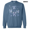 Blue Bow Coquette Collage 'NLB' - Adult & Kids T-Shirts, Sweatshirts & Hoodies apparel design preview 1